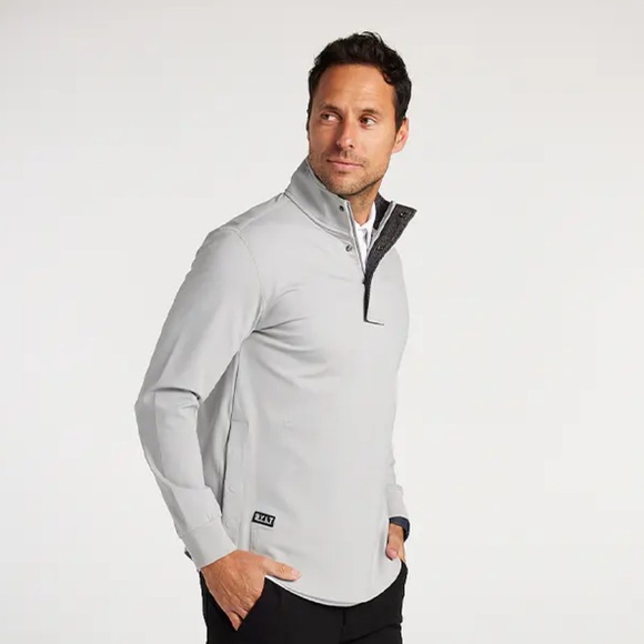 Bylt Elite+ Fairway Drop-Cut Pullover in Gray Size Medium